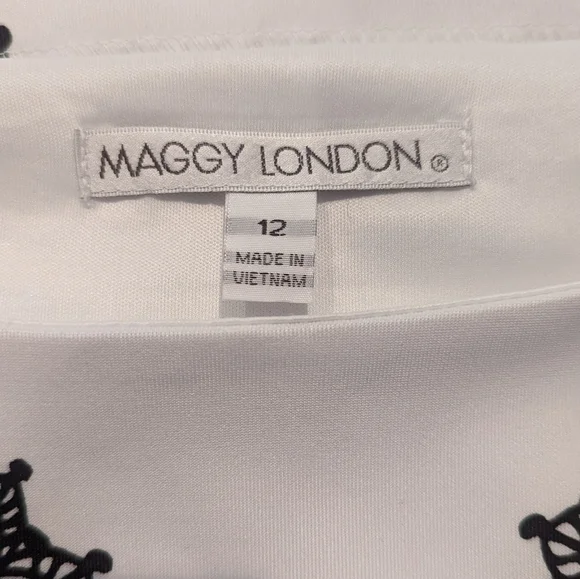 Maggy London Dress Sz 12 - Picture 5 of 6
